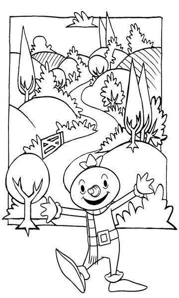 kolorowanka Bob Budowniczy malowanka do wydruku z bajki dla dzieci, do pokolorowania kredkami, obrazek nr 3